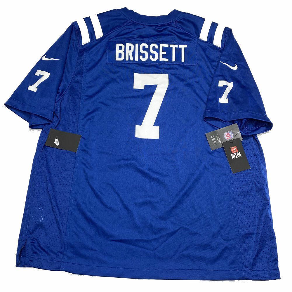 NWT Nike Indianapolis Colts Jacoby‎ Brissett Jersey 2XL On Field NFL Football QB